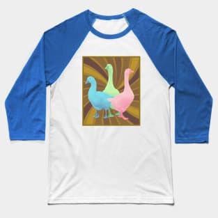 Three pastel geese Baseball T-Shirt
